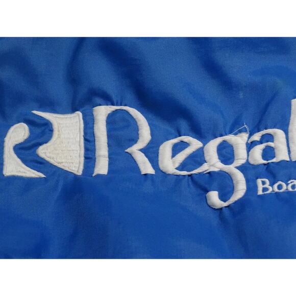 Vintage 80s Holloway Regal Boats Bomber Jacket - Made in USA - Men's S - Picture 8 of 8